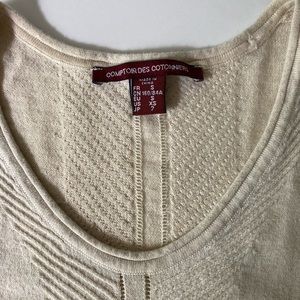 Comptoir des Cotonniers Knit crop top Size XS